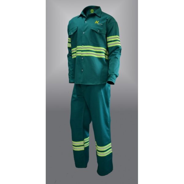 Art. 00046gp Pantalón de trabajo verde Benetton, Modelo Guardaparque - Imagen 2
